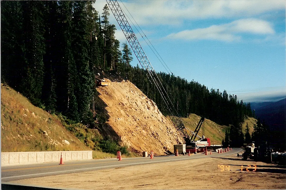 Colorado Department of Transportation: Slope Stabilization Project
